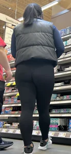 Tight booty Asian chic in black‼️