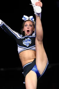 Candid cheerleaders