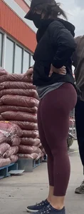 Sexy ball busting purple bubble butt