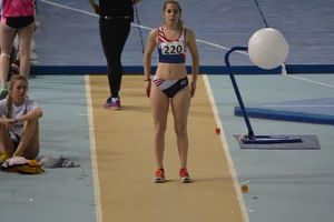 Candid track and field girls