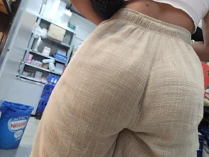 Her ass too big for the pants