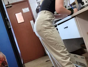 Petite blonde bubble butt coworker Part 5