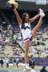 Candid cheerleaders