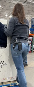Slim Costco worker with a nice ass in jeans