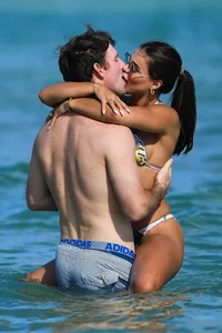 Brooks Nader looking sexy in a little bikini on a beach in Miami