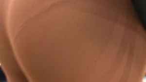 Candid fat camel standing in the isle advertising