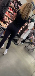 Cute blonde teen with a tight ass!