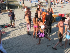 Mix of candid girls at the beach and in bikinis