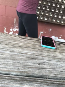 Coworker with a nice ass in leggings