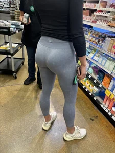Hot Curly Blonde In Whole foods