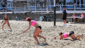 Weymouth beach volleyball girls 2018