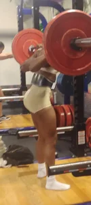 Ebony gym rat. Working on her perfect bubble ass