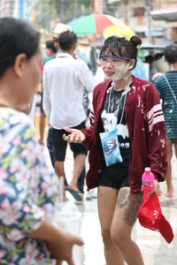 Water Festival girls in Thailand