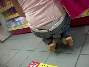 Huge collection of whale tails, ass cracks and panty peeks in public