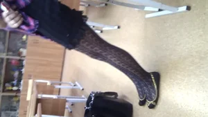 College teens legs, feet and shoeplay and dangle candid videos