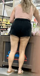 Ass Cheeks, Pouty Lips and Big MILF Tits