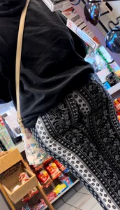 Bubble White Girl in the Flare Leggings (OC)