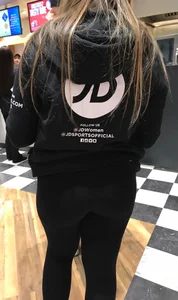 JD Sports girls in tight leggings with nice asses