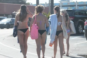 Sexy Deerfield Beach bikini girls