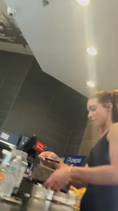 Fat booty brunette in tight black dress (oc)