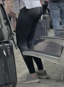 Milf asses at airport