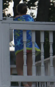 A hot teen neighbor in various bikinis