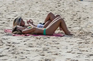 Beach and bikini girls
