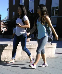 Candid girls in leggings, yoga pants, lulus and lycra