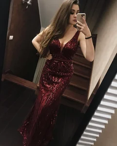 Girl in Gorgeous Dress Mirror Selfie
