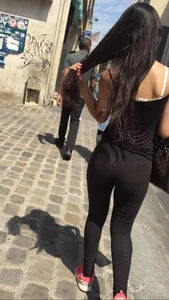 Girl With a Nice Booty Street VPL Closeups