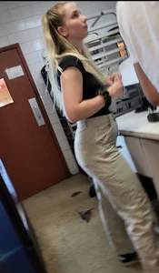 Petite blonde bubble butt coworker Part 5