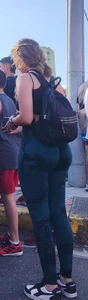 Blonde with a beautiful Colombian ass