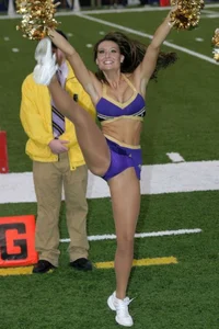 Candid cheerleaders