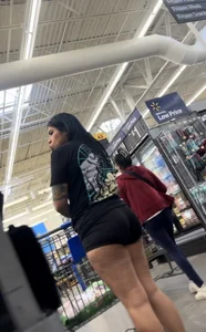 Sexy Latina Ass in Spandex Shorts