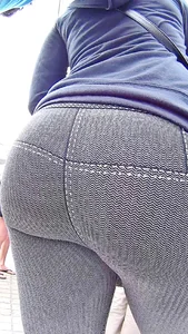 Cute girl whooty in interesting leggings