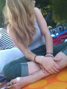 German girl Laura with nice boobs
