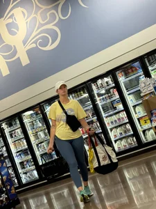 Cute Blonde Shopping