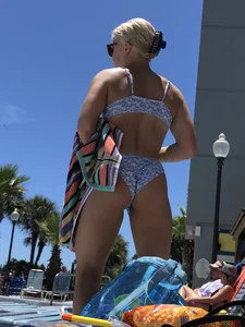 Hot blonde in bikini!!  10/10