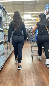 3 sexy latinas in all black+VPL