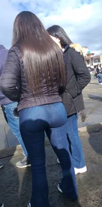 Rich buttocks, tight jeans, uff