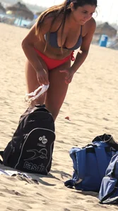 Beach and bikini candid girls