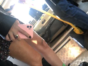 Beautiful Candid Girl With Tattooed (And Slightly Hairy) Legs in Boots and a Dress Public Bus Creepshots Gallery