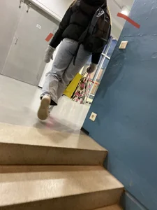 Girl With Backpack With a Nice Ass