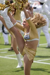 Candid cheerleaders