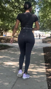 Dark ebony with fit and curvy body