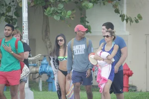 A bunch of hot bikini babes at Ft Lauderdale Florida