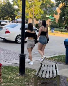 Summer means PAWG jean shorts