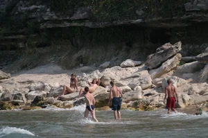 Sexy girls on nude beach Promorsk in Bulgaria