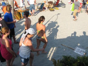 Mix of candid girls at the beach and in bikinis
