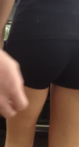 Tall College Teen in TIGHT volleyball shorts (OC)
